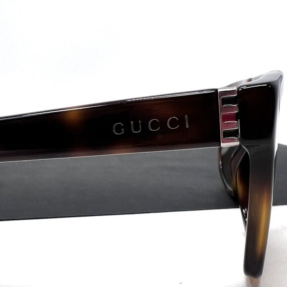 Gucci GG0450S 003 Tortoise Brown Sunglasses Frame 57-17 145 Made Italy main image 14